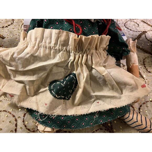 VINTAGE RAGGEDY ANN DOLL 19"H - Picture 3 of 9